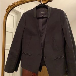 Banana Republic leather trim blazer size 10